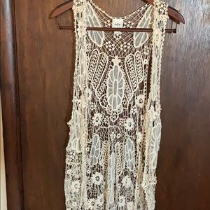 Daytrip Lace Long Cardigan